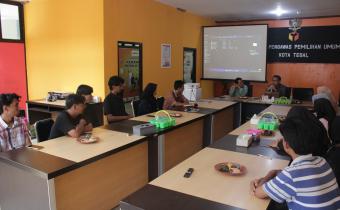 Bawaslu Kota Tegal Terima dan Politeknik Muhammadiyah Tegal belajar Pengawasan Pemilu (18/12/2023)