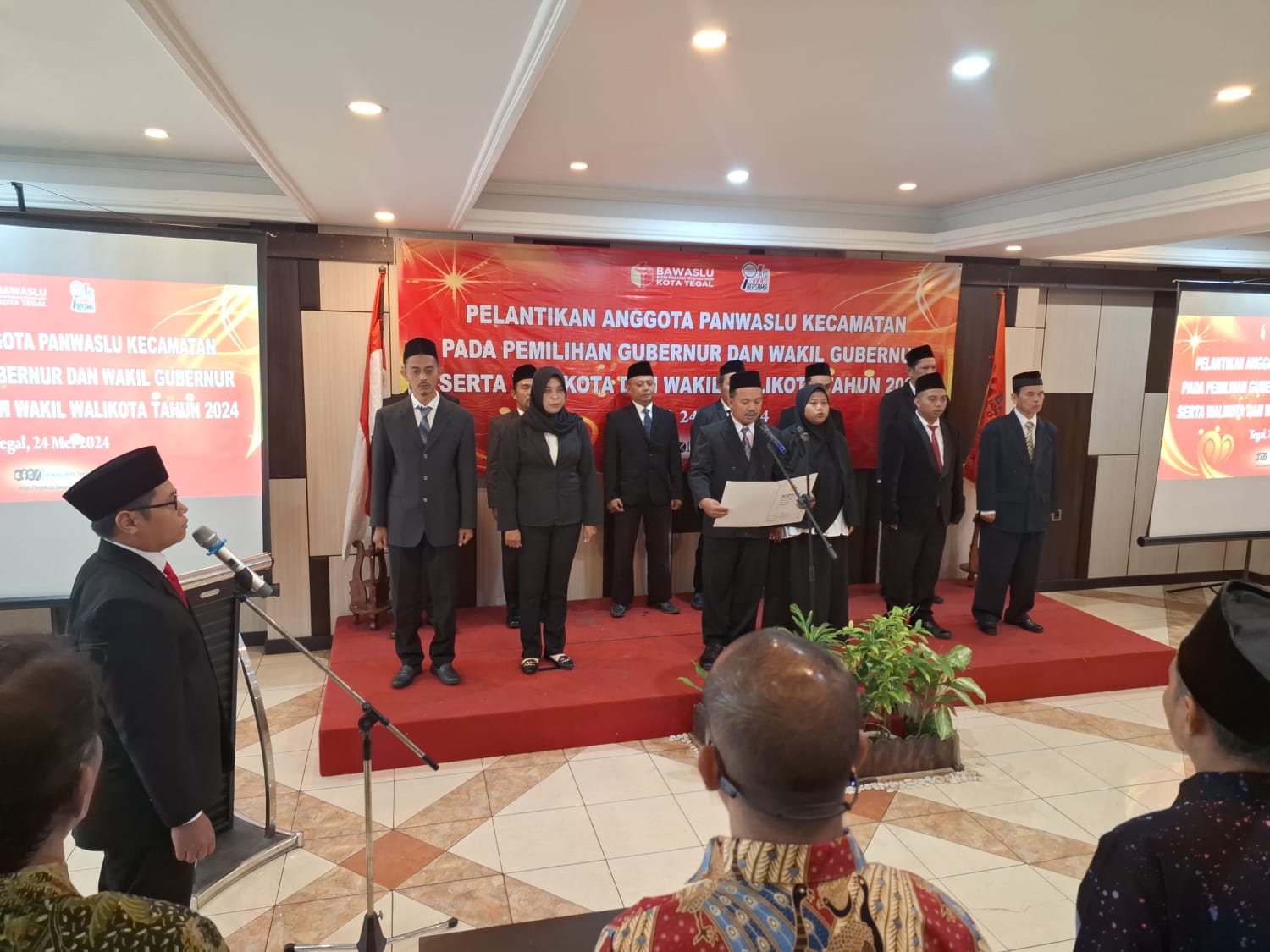 12 Anggota Panitia Pengawas Pemilu Kecamatan se-Kota Tegal untuk Pemilihan Serentak 2024