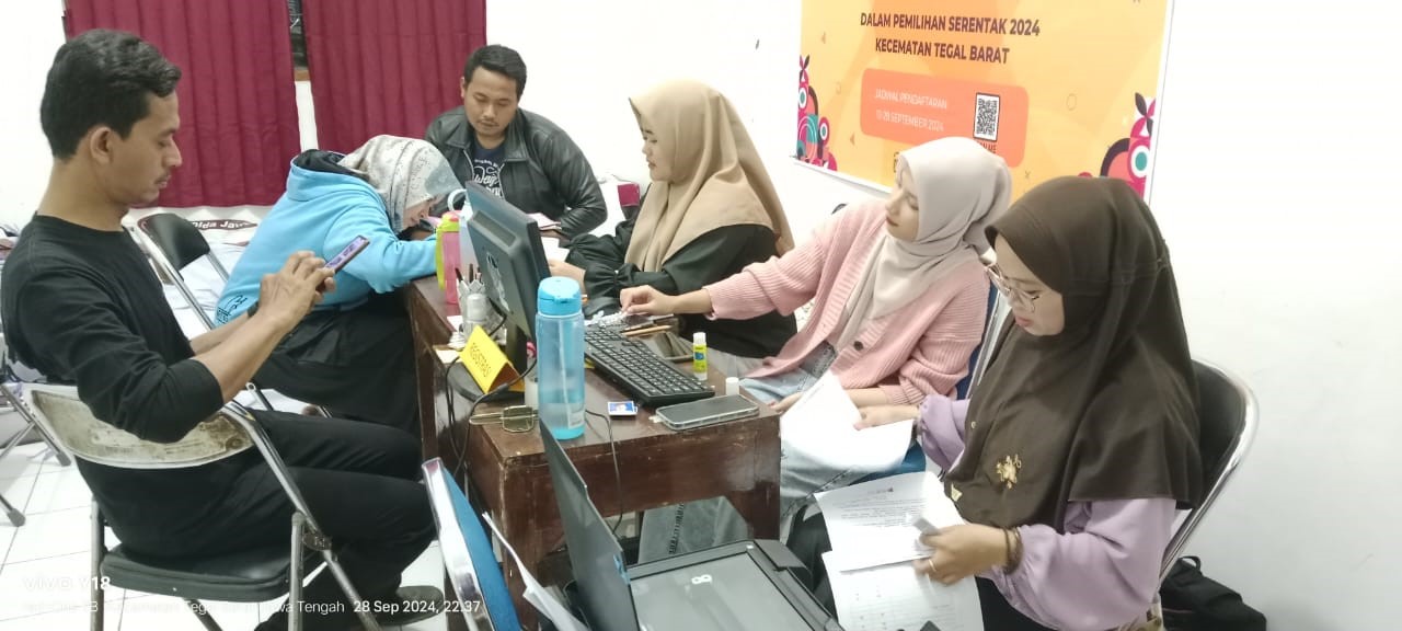 Pendaftaran Calon Pengawas TPS Panwaslu Kecamatan Tegal Barat Resmi Diperpanjang