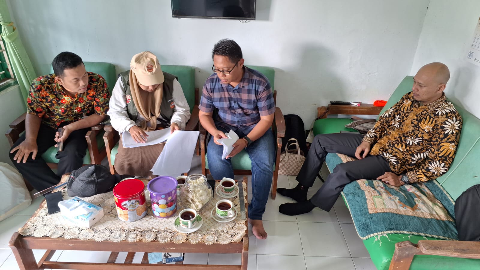 Ketua Bawaslu Kota Tegal Dicoklit oleh Pantarlih Pilkada 2024