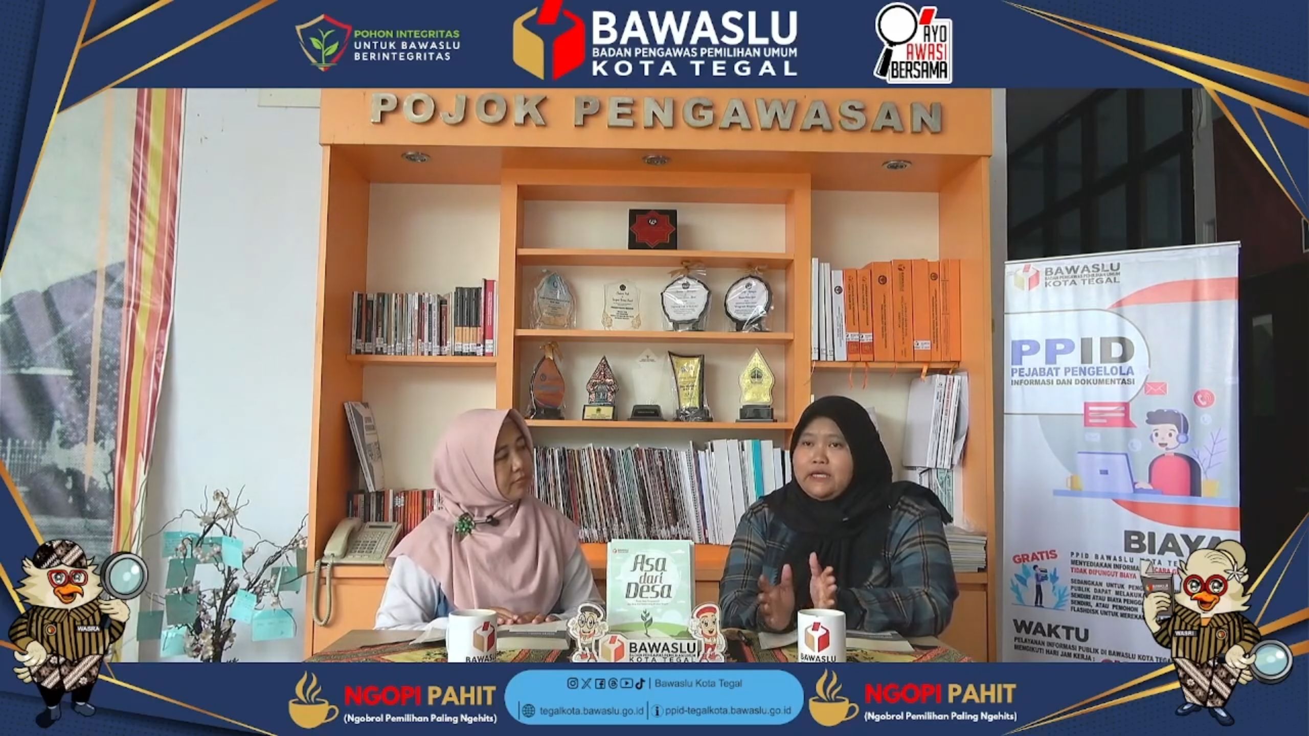 Ngopi Pahit Episode 4 - "Bedah Buku Asa Dari Desa" 22 Februari 2025