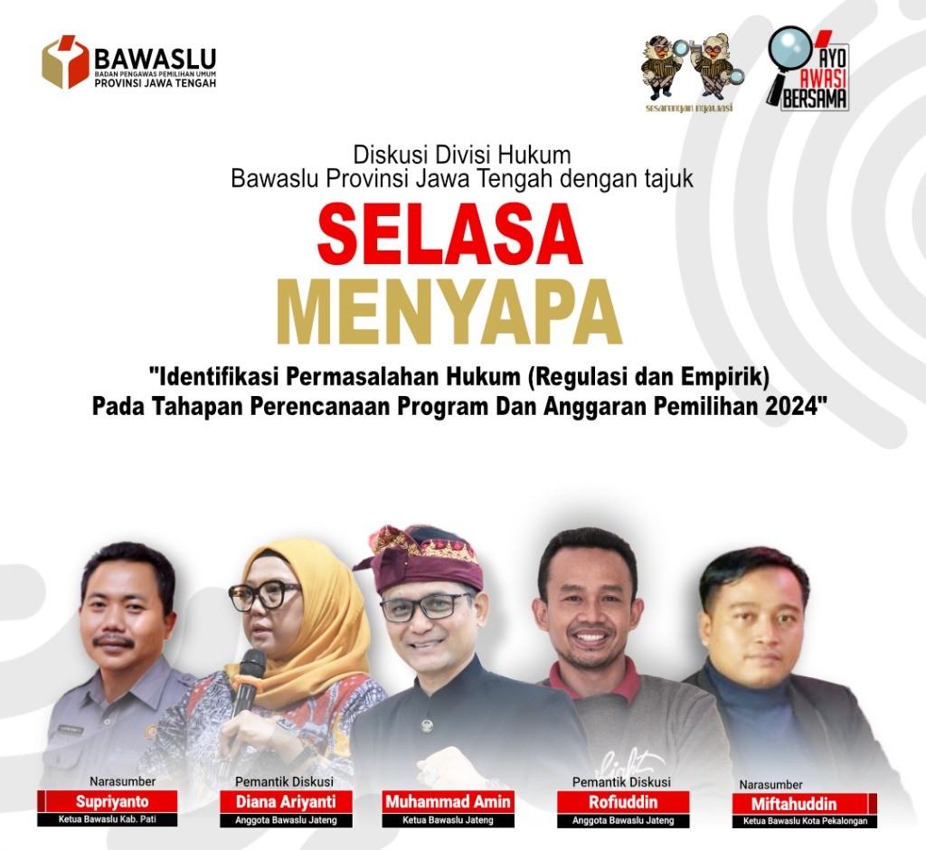 Bawaslu Provinsi Jawa Tengah adakan agenda rutin "Selasa Menyapa"