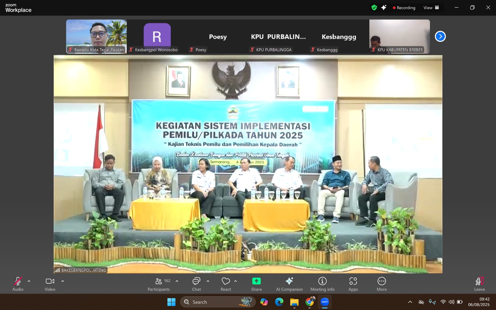 Kesbangpol Jateng gelar diskusi daring