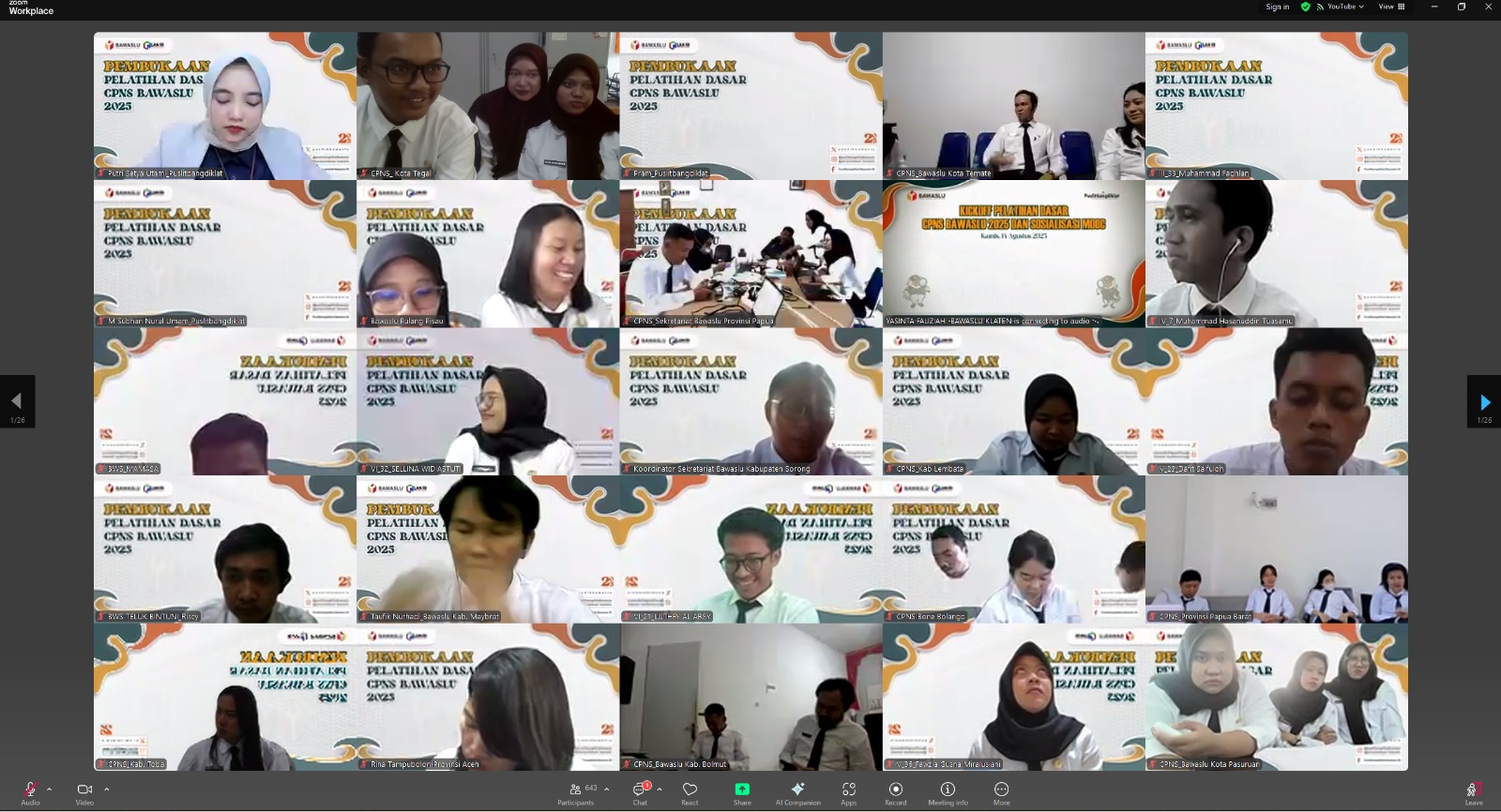 zoom acara pembukaan latsar