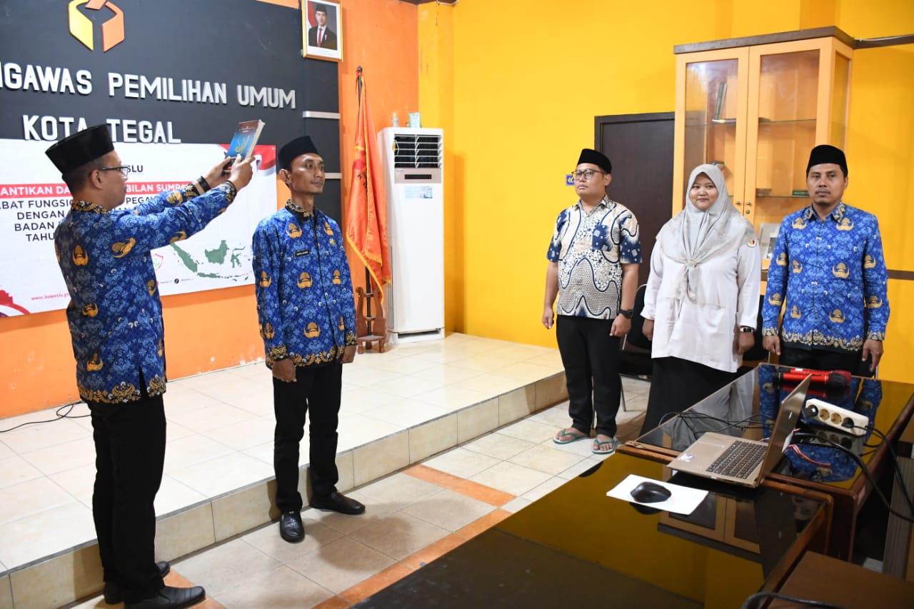 Bawaslu Kota Tegal lantik PPPK tahap II