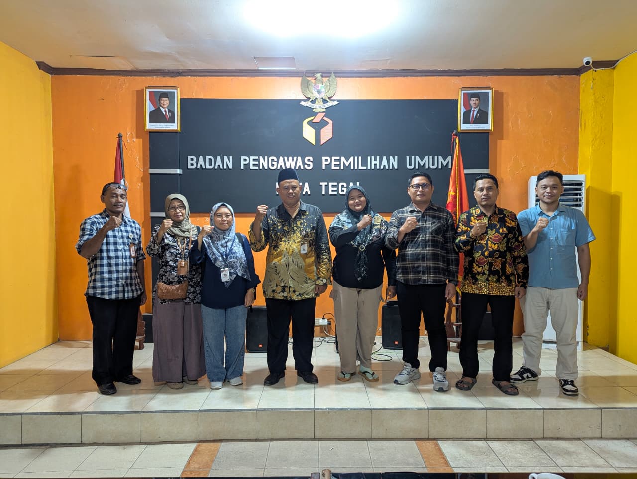 Kunjungan KPU ke Bawaslu Kota Tegal