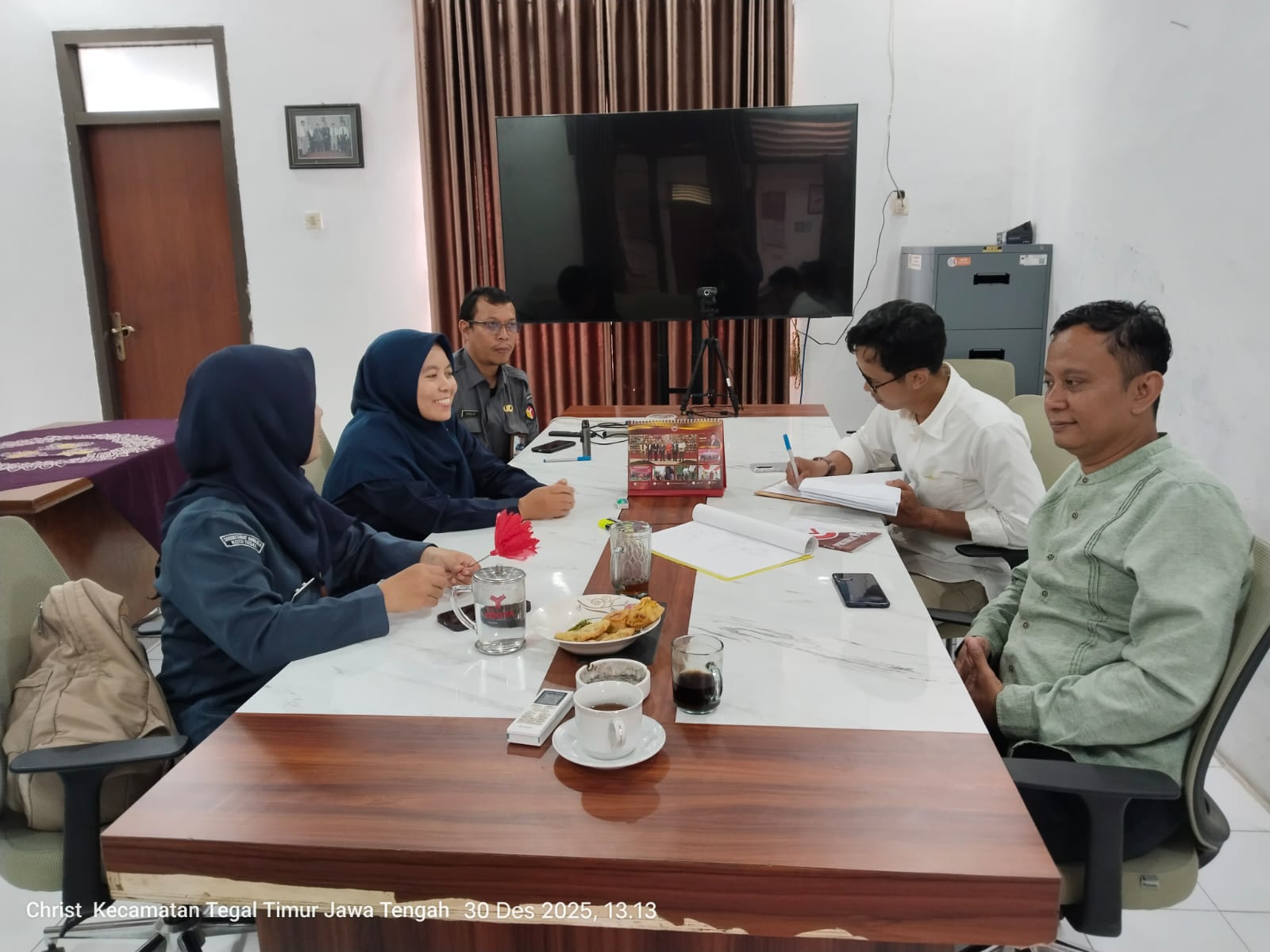 Kunjungan Bawaslu Kota Tegal terkait akun SIPOL