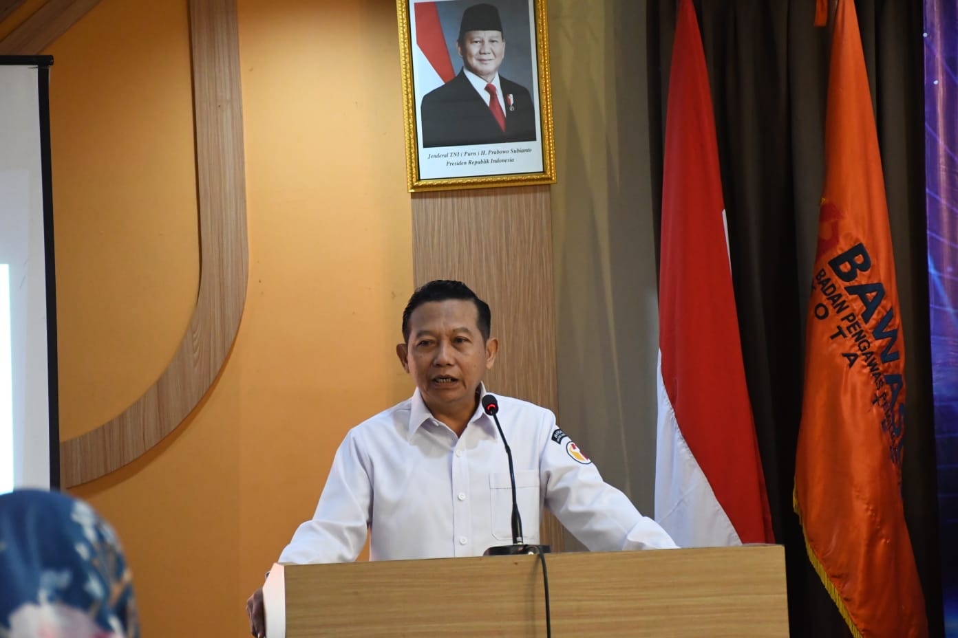 Sambutan dari Sosiawan Anggota Bawaslu Provinsi