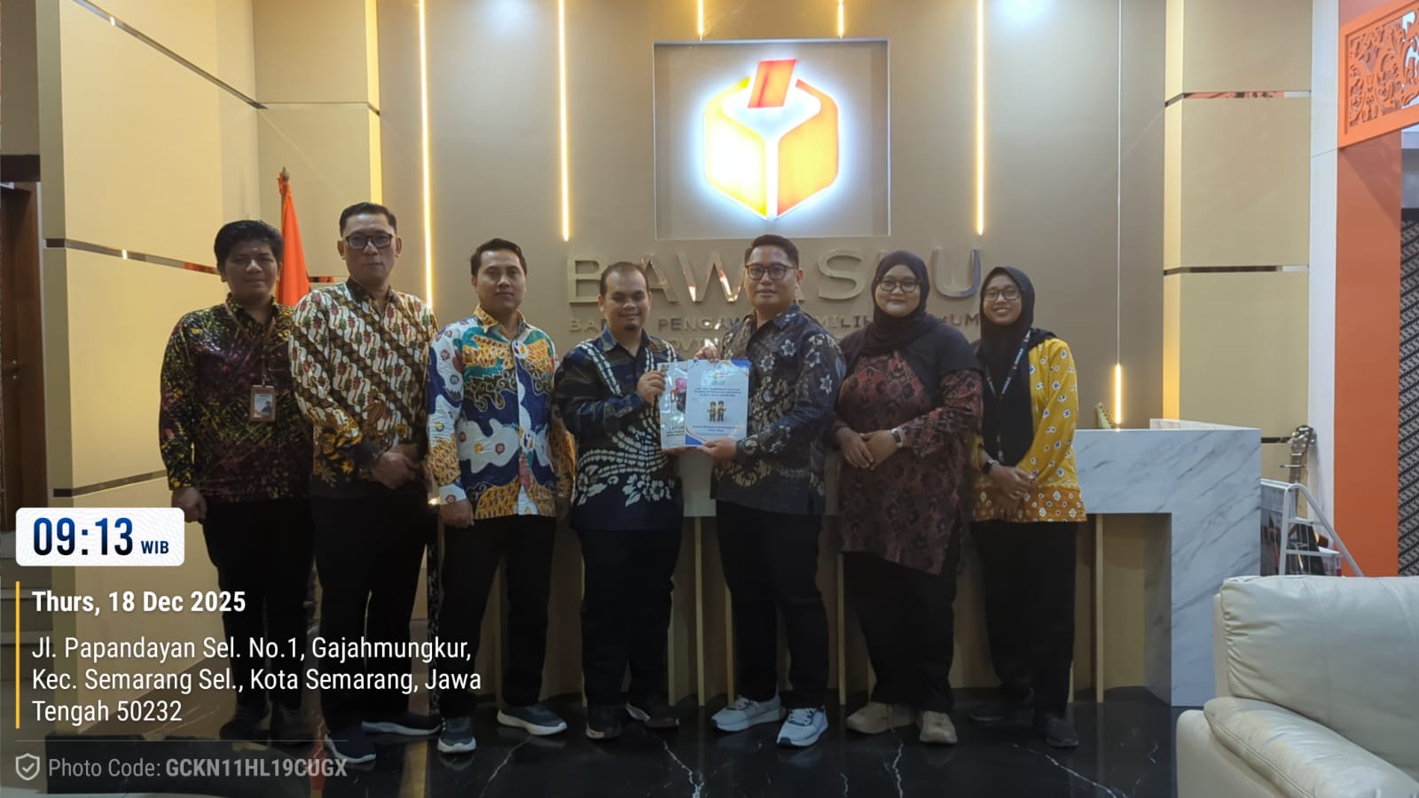 kunjungan ke Bawaslu Provinsi