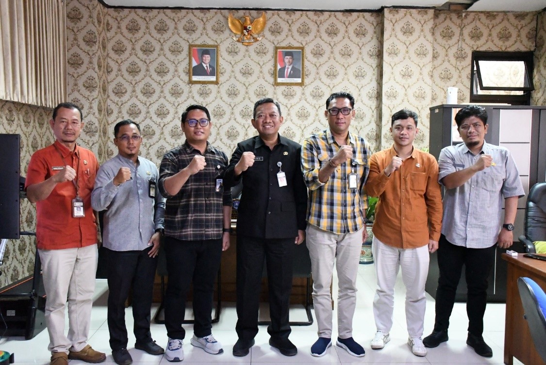 Koordinasi dengan pimpinan Kwarcab Kota Tegal