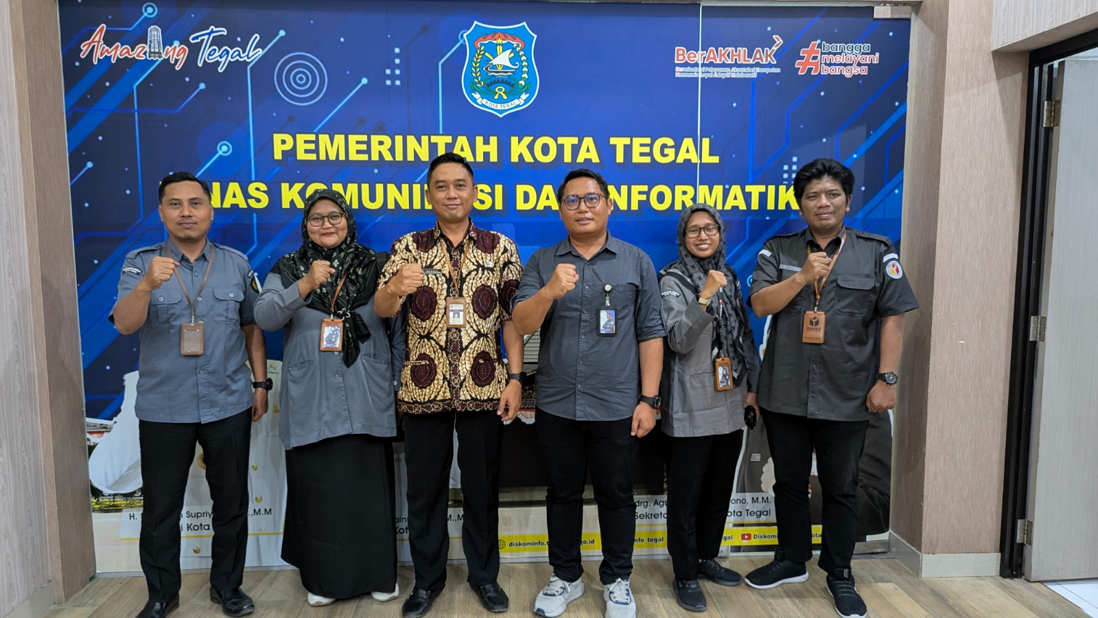 Bawaslu Kota Tegal berkoordinasi dengan Diskominfo