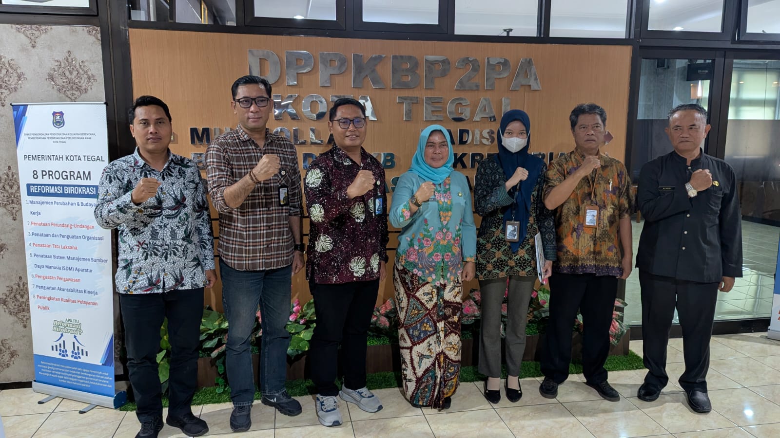Koordinasi dengan DPPKBP2PA