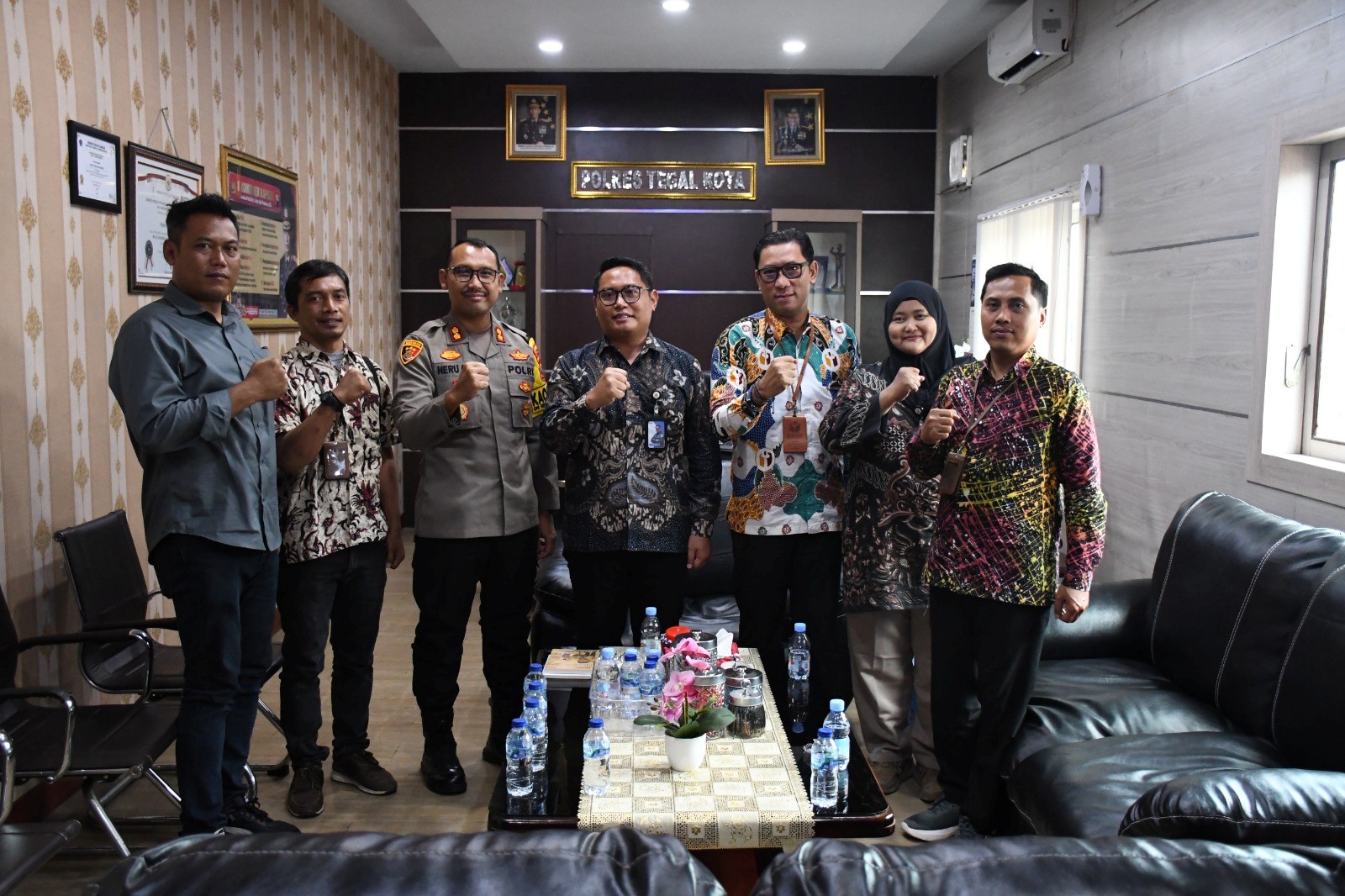 Koordinasi dengan Polres Kota Tegal