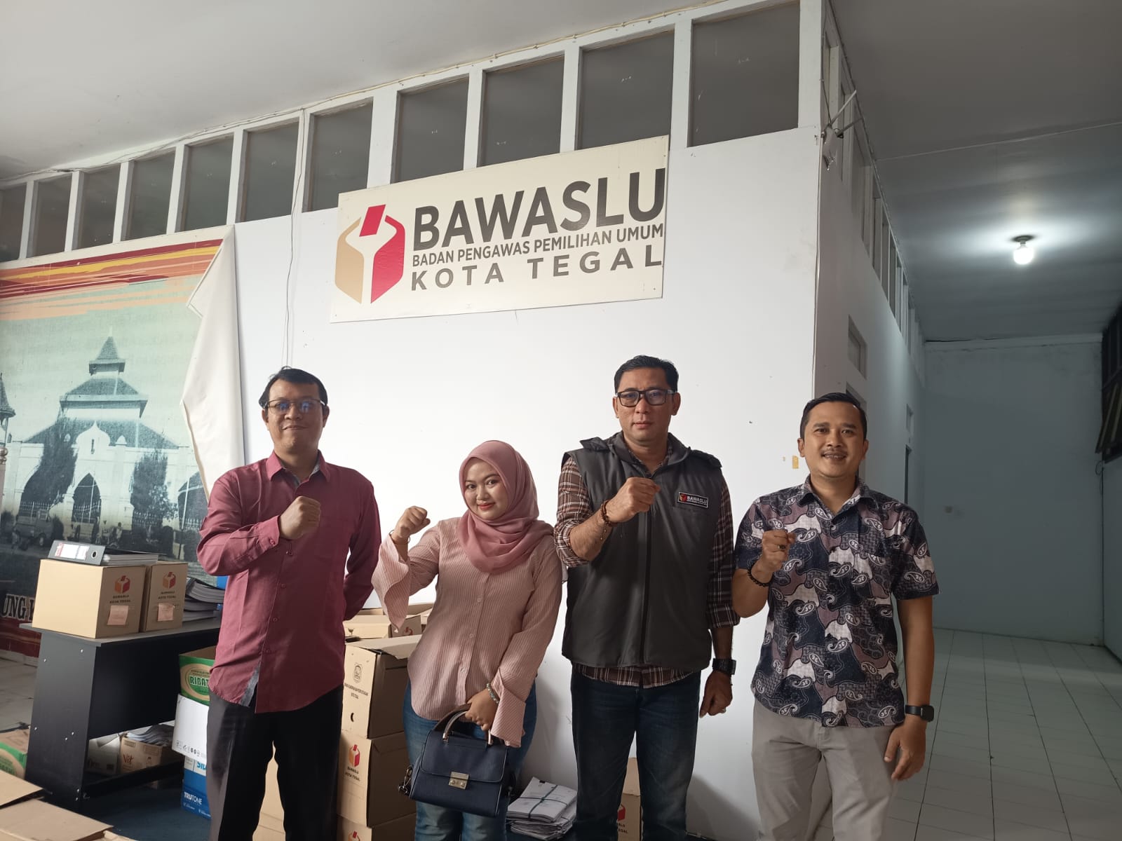 Kunjungan penelitian mahasiswi