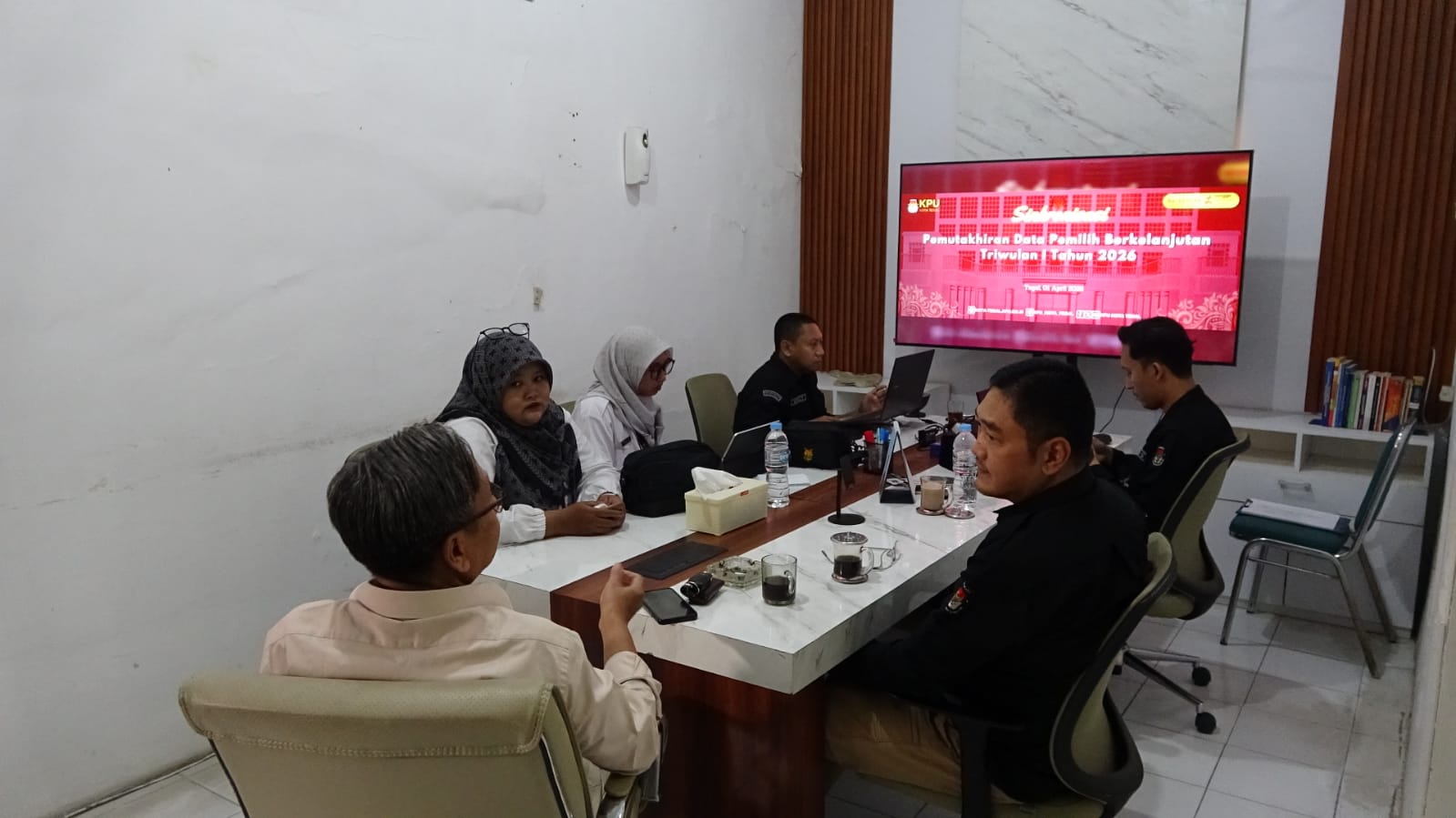 kegiatan sinkronisasi PDPB Triwulan I