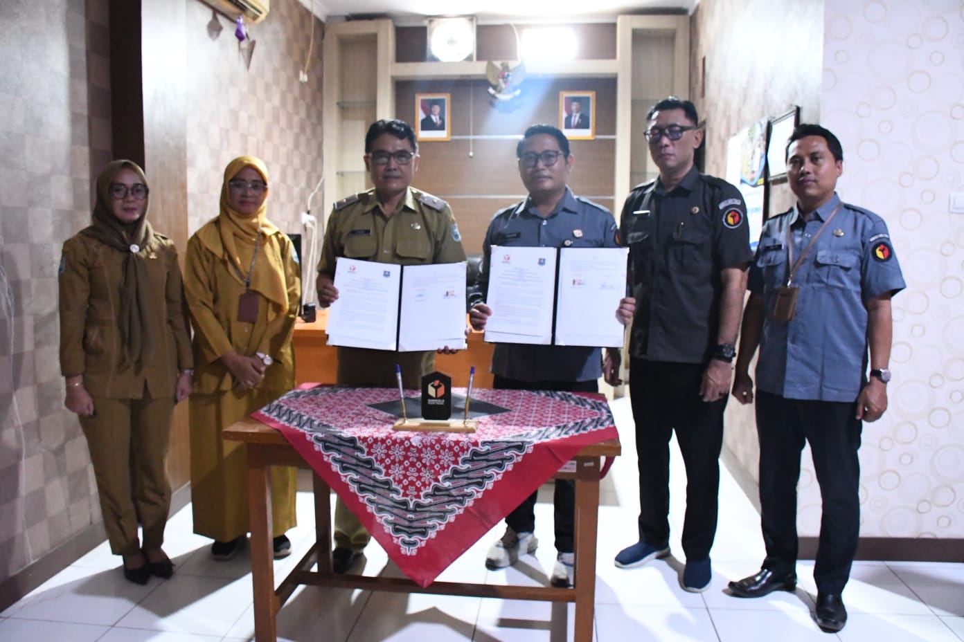 Penandatanganan PKS dengan Dinas Arpusda