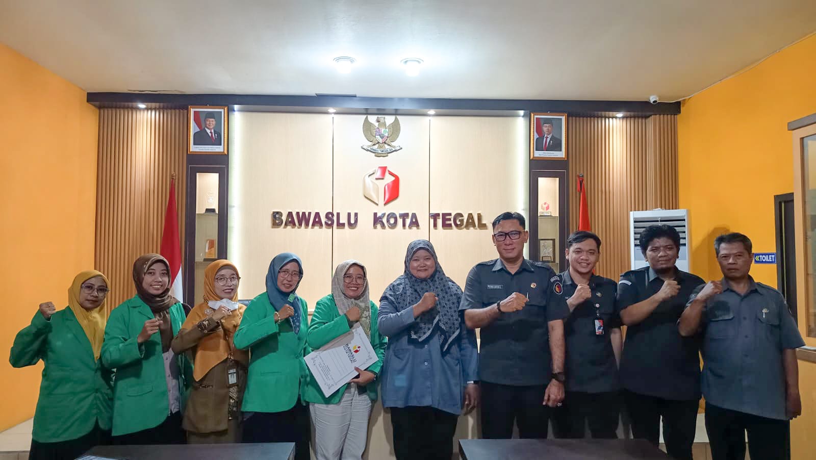 Audiensi Bawaslu Kota tegal dengan fatayat NU