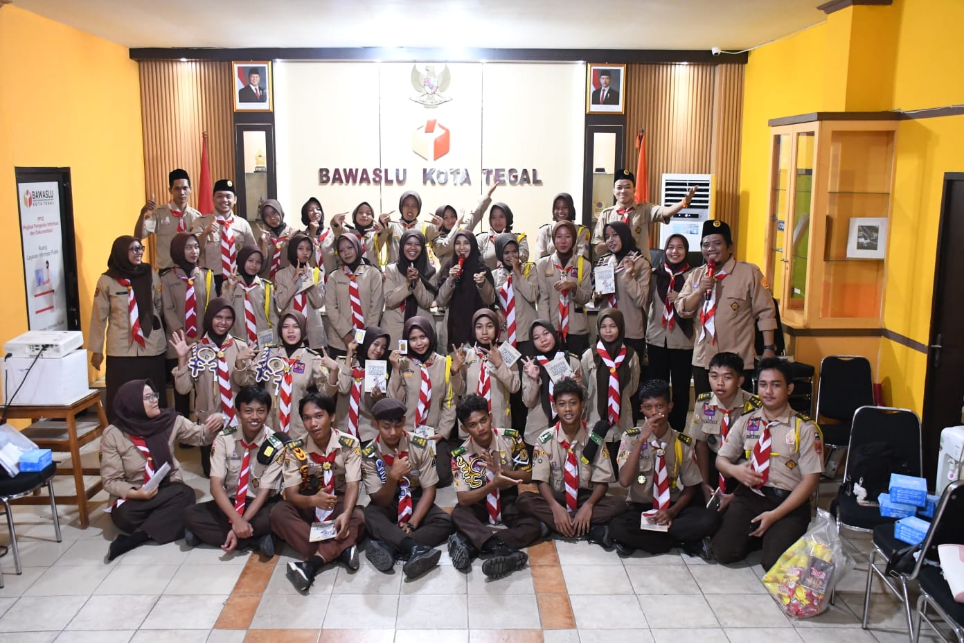 Latihan Rutin Saka Adhyasta Pemilu Kota Tegal