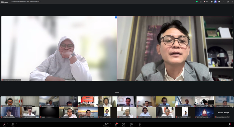 Rapat Evaluasi Kehumasan Bawaslu Jawa Tengah