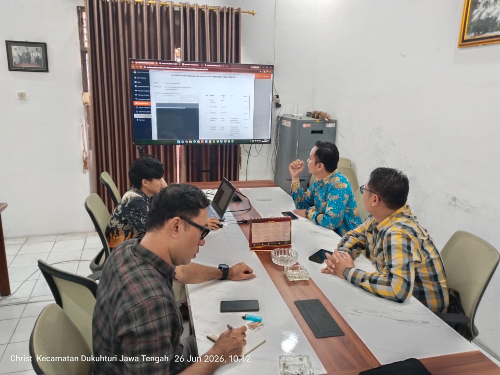 Verifikasi Pemutakhiran Data Partai Politik