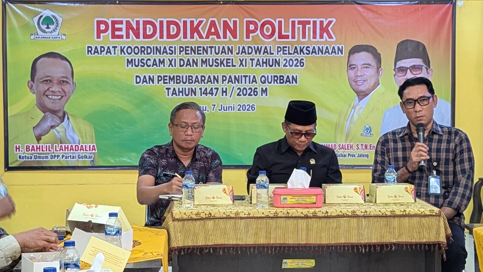 Bawaslu Kota Tegal lakukan Konsolidasi Demokrasi di DPD Golkar