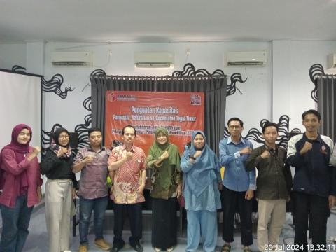 Panwascam Tegal Timur Pemilihan 2024 sedang mengadakan acara penguatan kapasitas (20 Juli 2024)