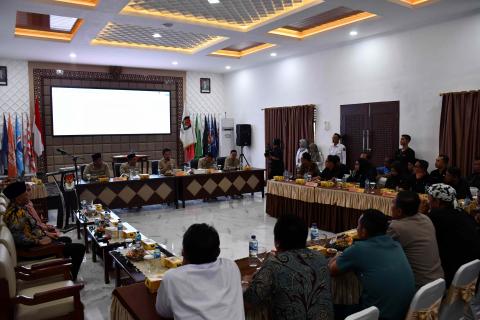 Suasana Penetapan Paslon Terpilih