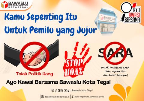 Kamu Sepenting Itu Untuk Pemilu Yang Jujur