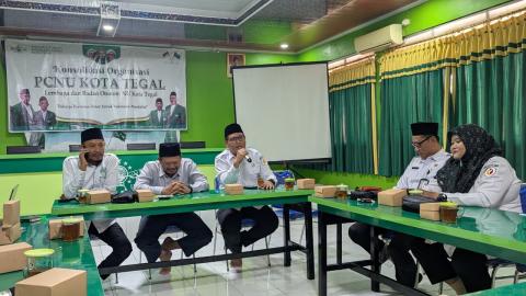 Penyampaian sambutan oleh ketua Bawaslu Kota Tegal