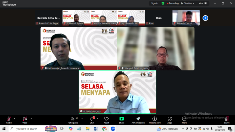 penyampaian materi oleh narasumber