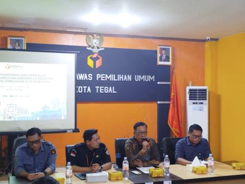 sambutan dari anggota Bawaslu Provinsi Jawa Tengah