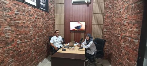 Kegiatan Podcast yang dilakukan divisi SDM