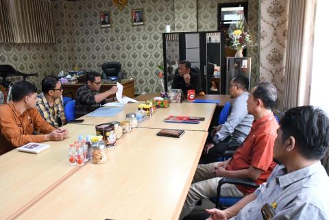 Koordinasi antara Bawaslu Kota Tegal dengan Kwarcab Kota Tegal