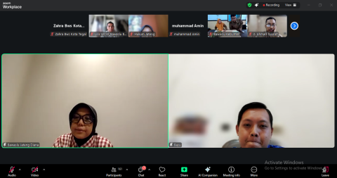 Zoom meeting Konsolidasi Demokrasi