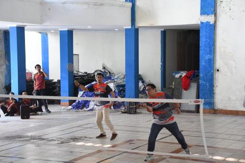 kegiatan olahraga dgn instansi lain