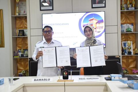 Penandatanganan PKS dengan RSUD Kardinah
