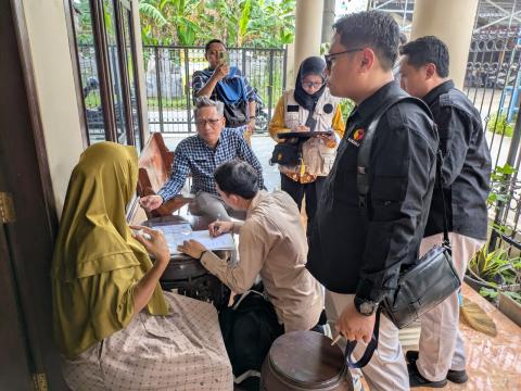 Bawaslu Kota Tegal bersama KPU lakukan kegiatan Coktas 