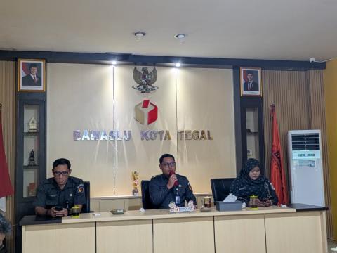 sambutan dari Ketua Bawaslu Kota Tegal