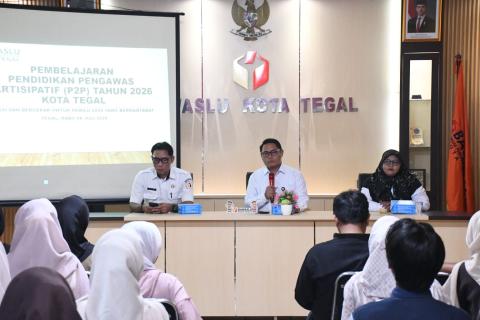 sambutan dari Ketua Bawaslu Kota Tegal