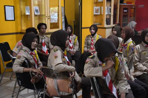 Sesi diskusi di egiatan p2p