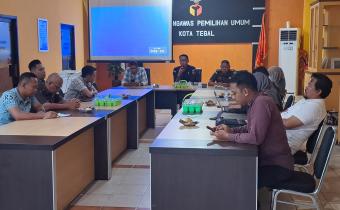 Bawaslu Kota Tegal Evaluasi Sentra Gakkumdu Pemilu 2024,  Persiapan hadapi Pemilihan 2024 
