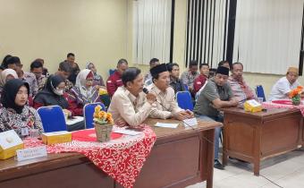 Ketua PPK Margadana, Wahyu Nur menyampaikan perkembangan surat perbaikan (06/08/2024)