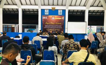 Pleno Rekapitulasi DPHP di Kecamatan Tegal Barat (6/8/24)