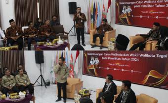 Bawaslu Kota Tegal Awasi Pendaftaran Pencalonan Pasangan Calon Dedy Yon Supriyono dan Tazkiyatul Muthmainnah serta Faruq Ibnul Haqi dan Muhammad Ashim Adzdzorif Fikri Hari Terakhir