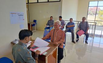 Pendaftar PTPS di Panwaslu Kecamatan Tegal Selatan