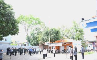 Upacara Hari Pahlawan 2024 di Lingkungan Bawaslu Kota Tegal (10/11/2024)