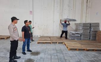 Bawaslu Kota Tegal Awasi Logistik Kotak Suara Pemilihan 2024