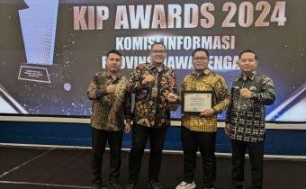 Bawaslu Kota Tegal Mendapat Predikat Informatif dari KIP Provinsi Jawa Tengah