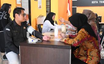 Bawaslu Kota Tegal ikuti program pemerintah Cek Kesehatan Gratis