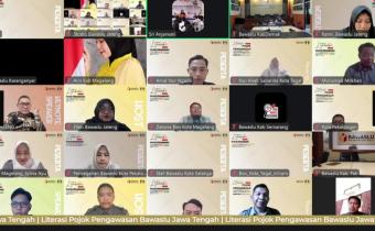 Pojok Pengawasan dilakukan melalui zoom meeting